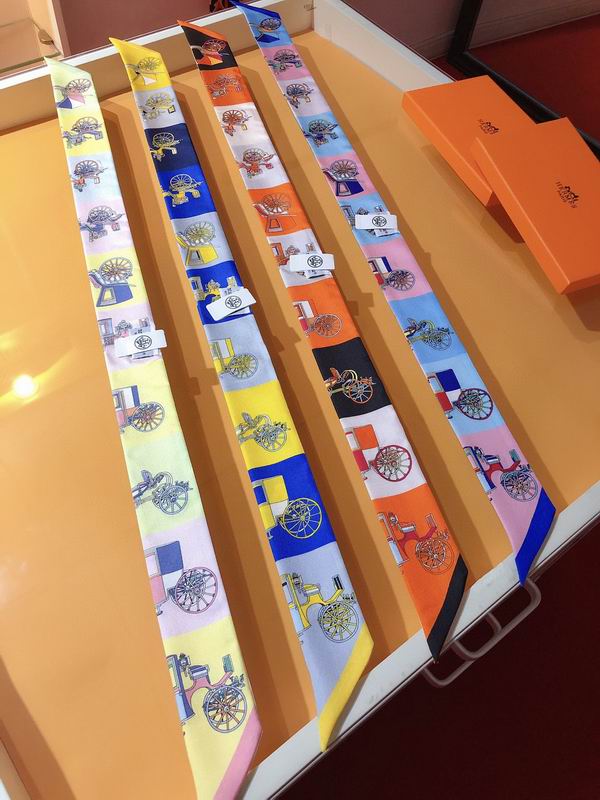 Hermes silk ribbon 5X86cm E011031